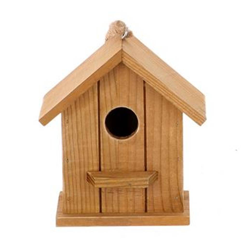 Aufhänger Vogelhaus Holz D08cm H14cm