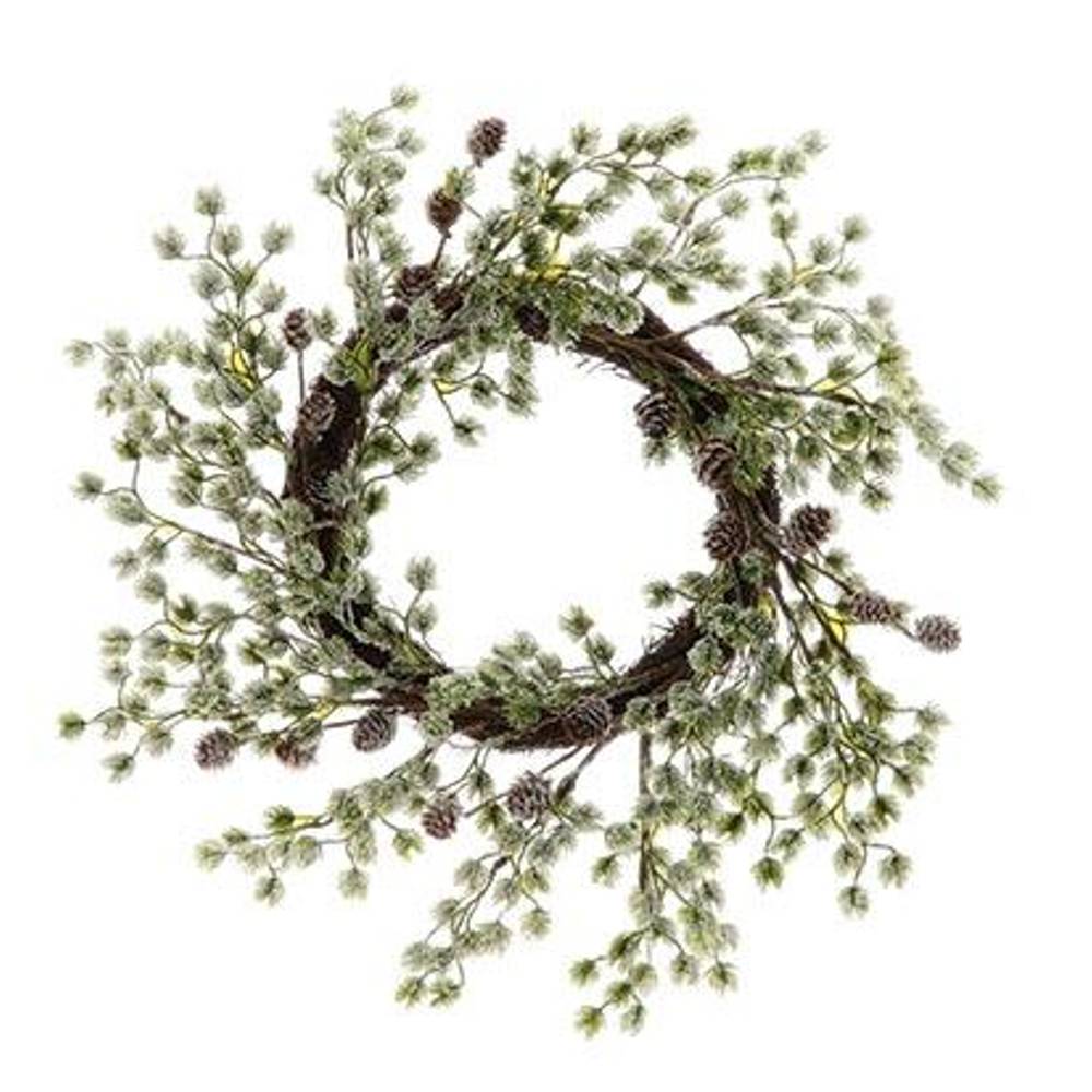 Kranz Kiefer mit Schnee D45cm