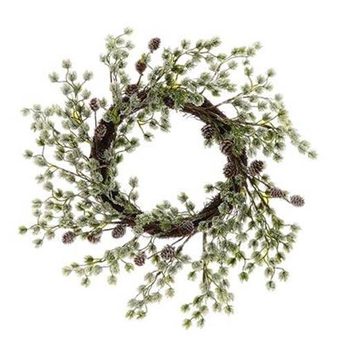 Kranz Kiefer mit Schnee D45cm
