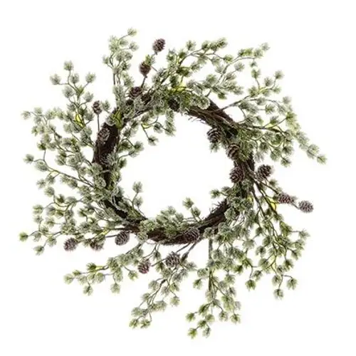 Kranz Kiefer mit Schnee D45cm