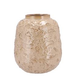 Keramik Vase Mika Cozy sand D22cm H25cm