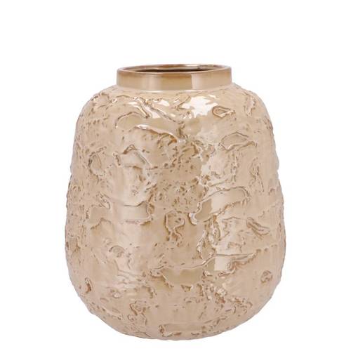 Keramik Vase Mika Cozy sand D22cm H25cm