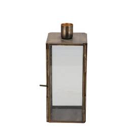 Kerzenständer Braga gold 08x08x19cm