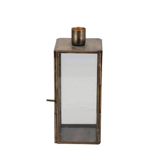 Kerzenständer Braga gold 08x08x19cm