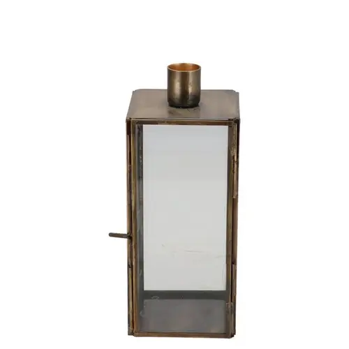 Kerzenständer Braga gold 08x08x19cm