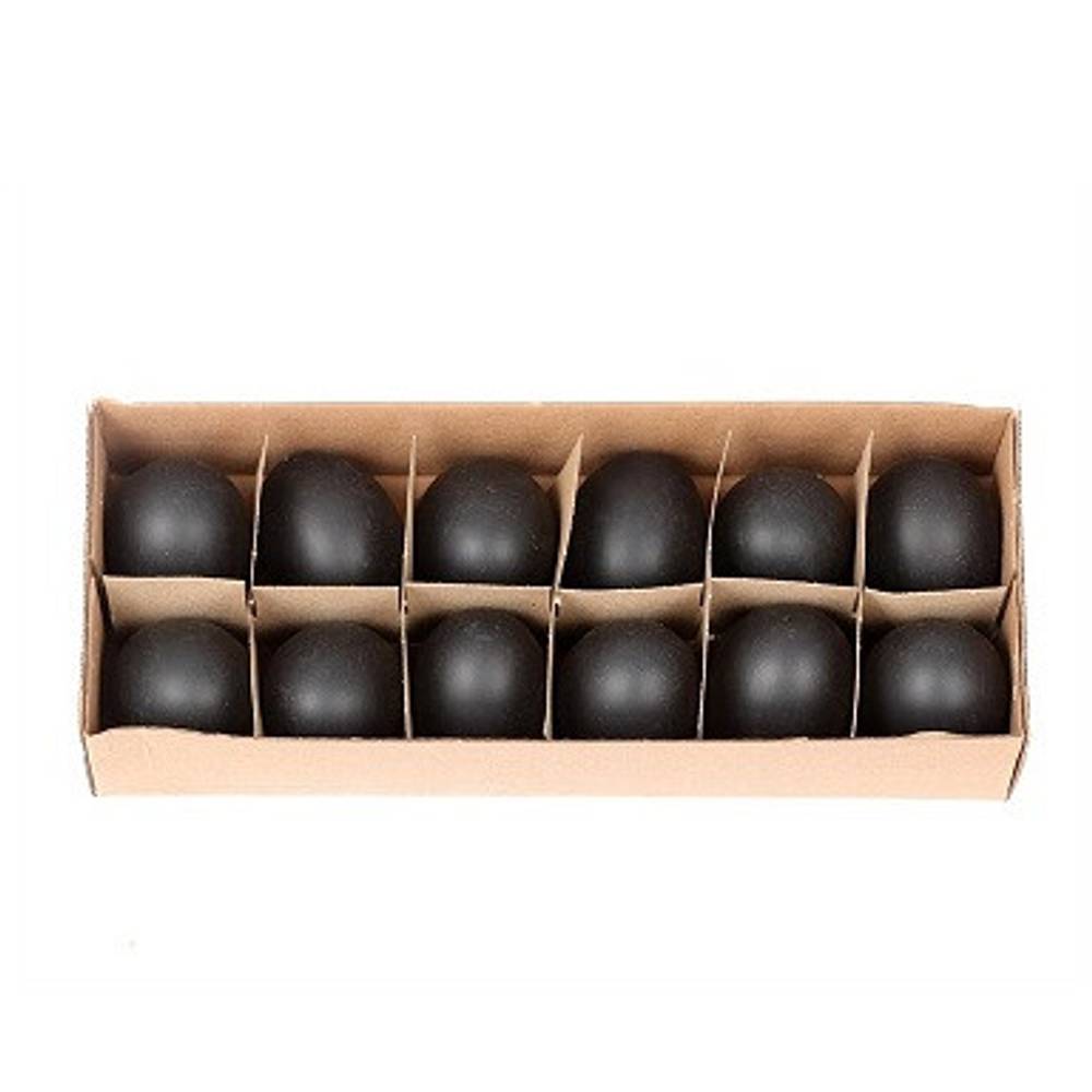 Hühnerei schwarz D04cm H06cm x12