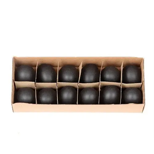 Hühnerei schwarz D04cm H06cm x12