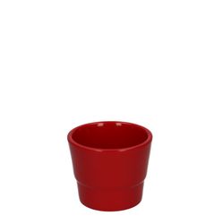 Keramik Übertopf Basic rot D07cm H06cm
