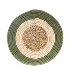 Tischset Nora dunkel grün D33cm