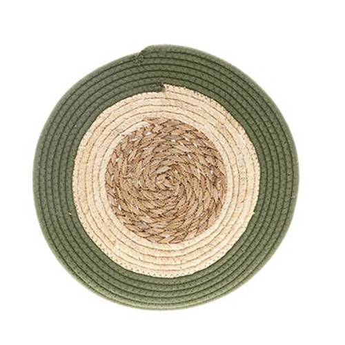 Tischset Nora dunkel grün D33cm