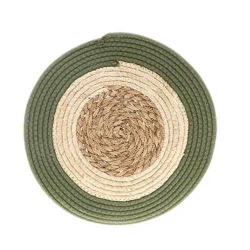 Tischset Nora dunkel grün D33cm