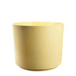 Keramik Übertopf Noor gelb D28.5cm H24cm