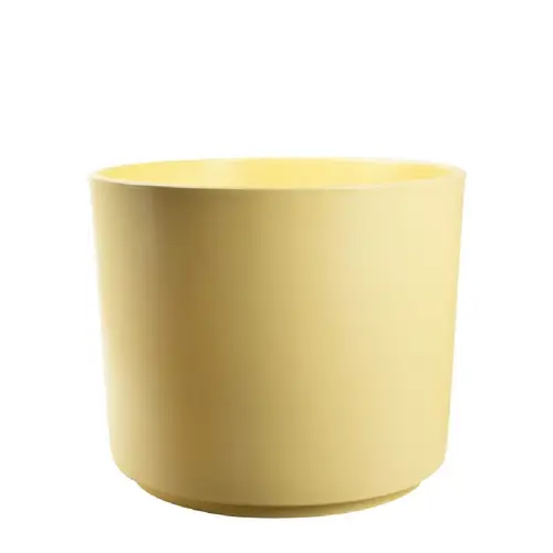 Keramik Übertopf Noor gelb D28.5cm H24cm