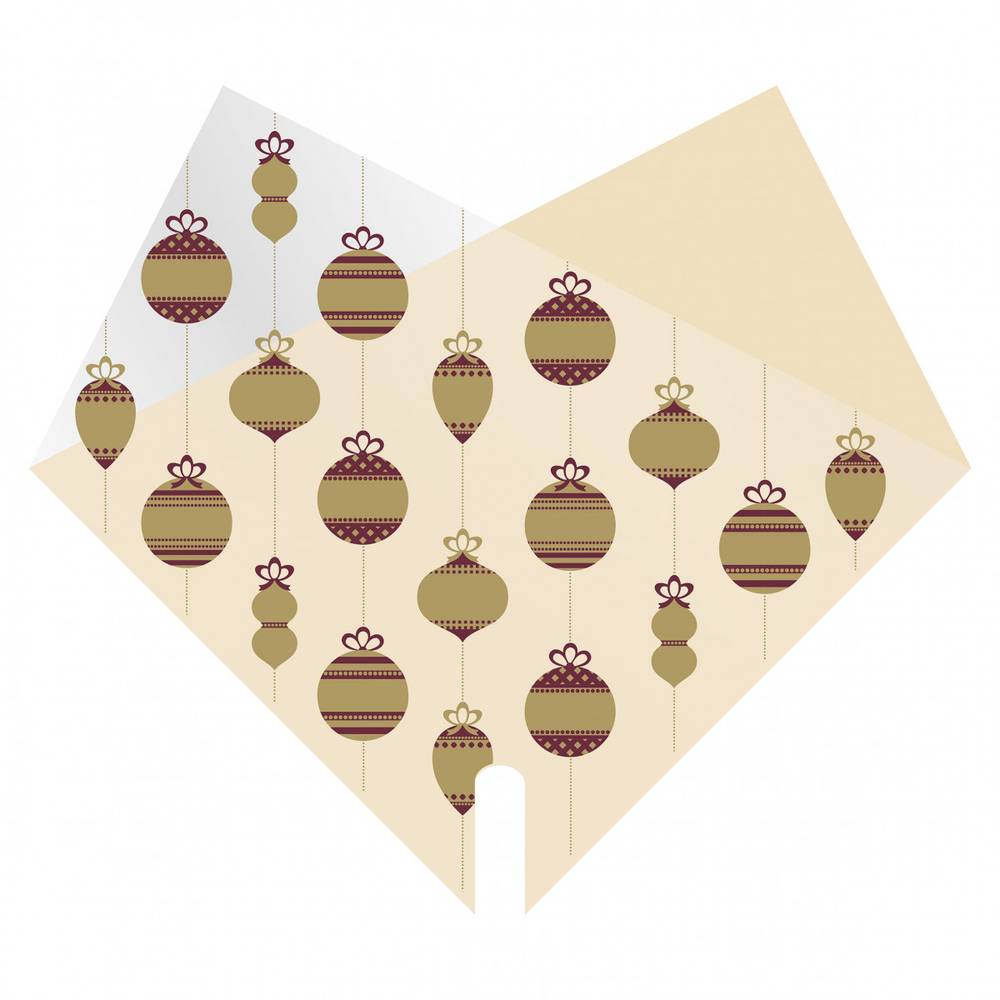 Tüte Double Bright gelb 30x30cm x50