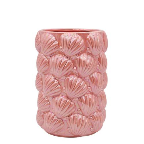 Keramik Vase Mare rosa D13.5cm H19cm