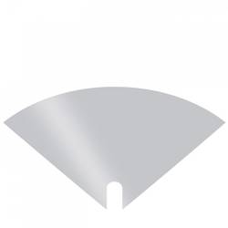 Tüte Moon Isa silber 35x35cm x50  