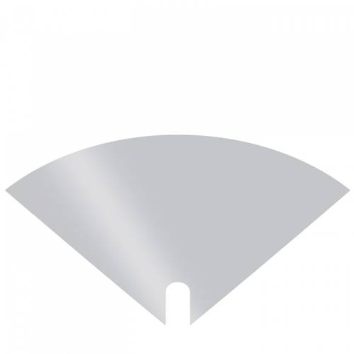 Tüte Moon Isa silber 35x35cm x50  