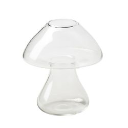 Glas Vase Pilz D09cm H12cm