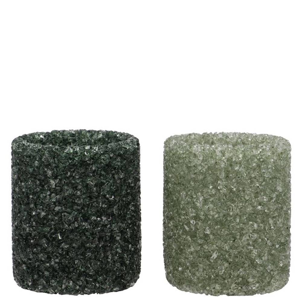 Kerzenhalter Lexie grün 08x08x10cm