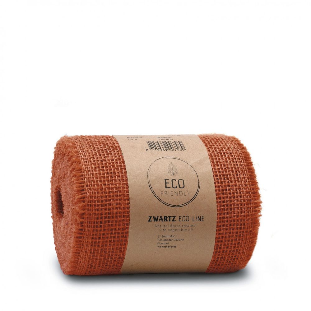 Band Jute terra braun 150mm 10m