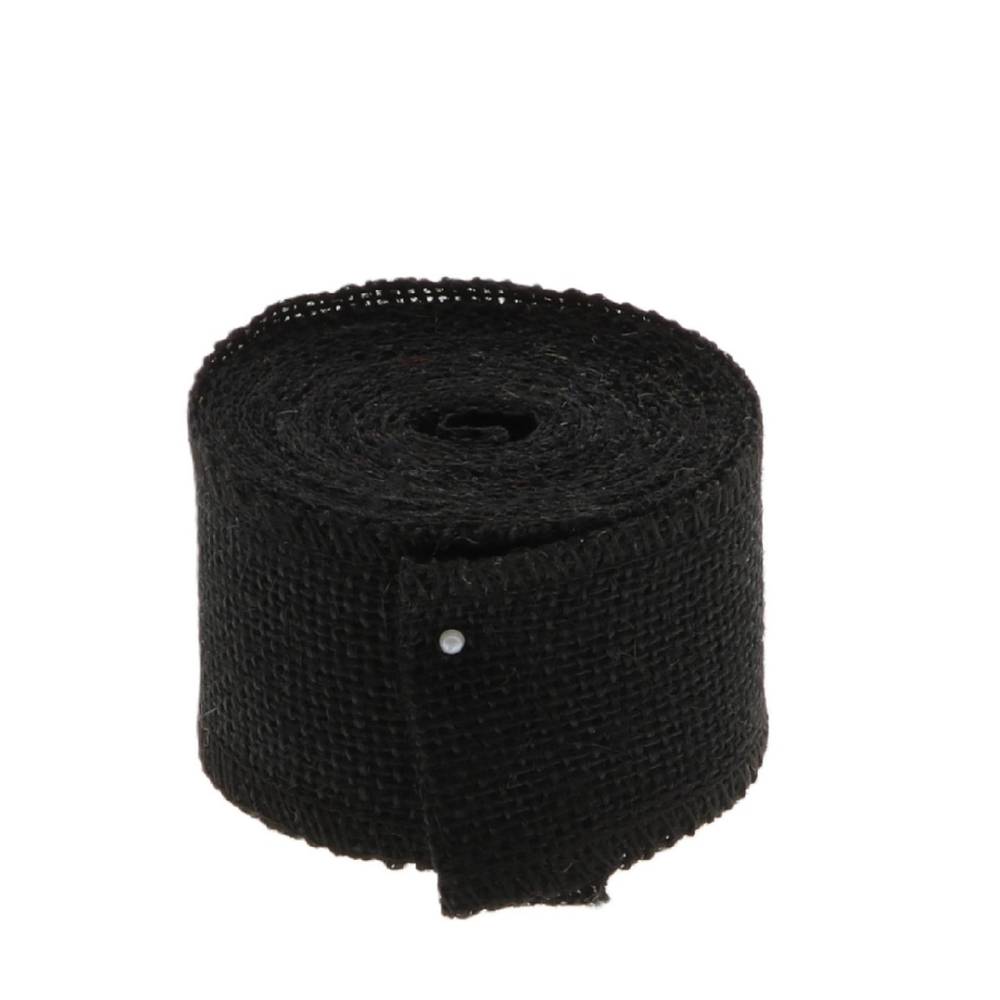 Band Jute 50mm 5m schwarz
