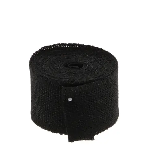 Band Jute 50mm 5m schwarz