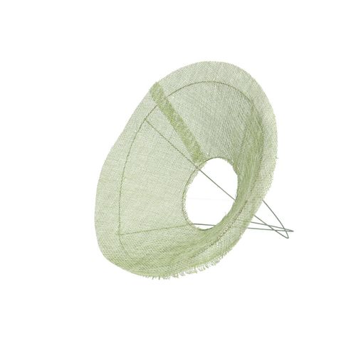 Strausshalter Jute hell grün D20cm