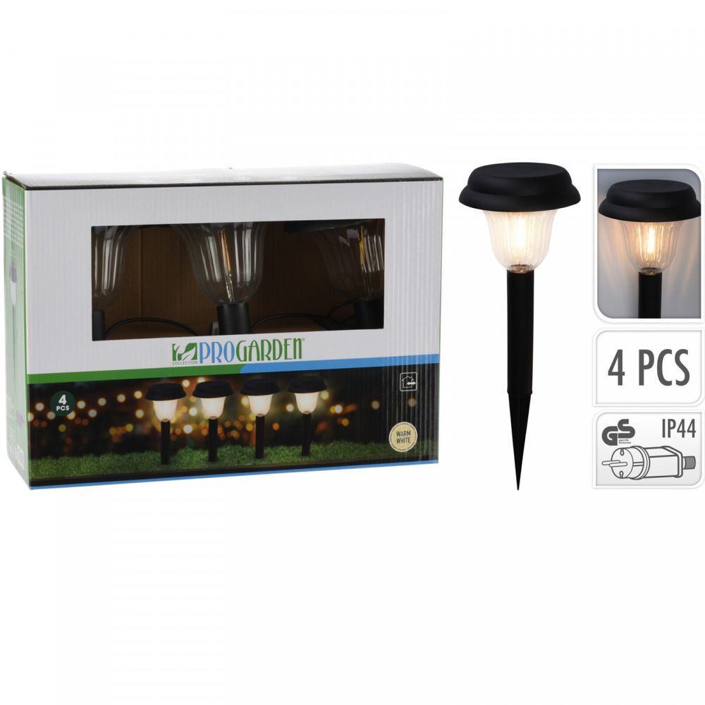 Outdoor Gartenbeleuchtung 16x45cm 4st