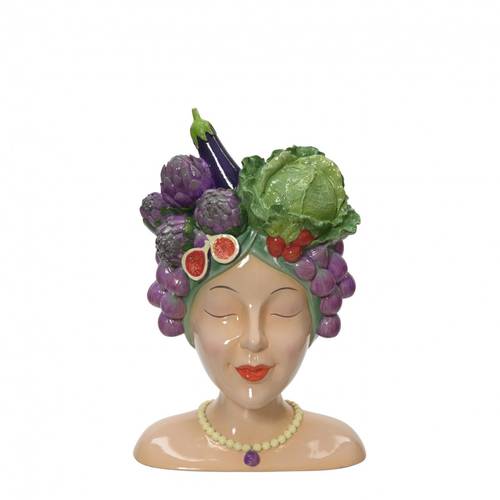 Keramik Übertopf Woman 14x12x21cm 