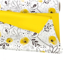 Folie Rolle 80cm Duo Matt Lilou gelb 25m