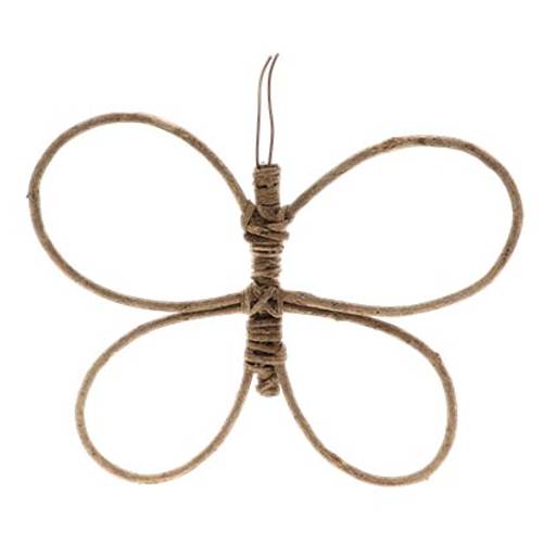 Hänger Schmetterlingsranke natur D42cm