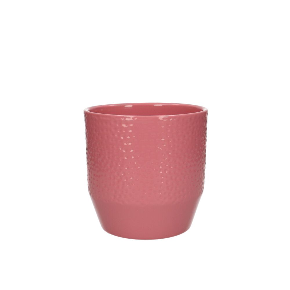Keramik Topf Tirza Punkt rosa D14cm H13.5cm