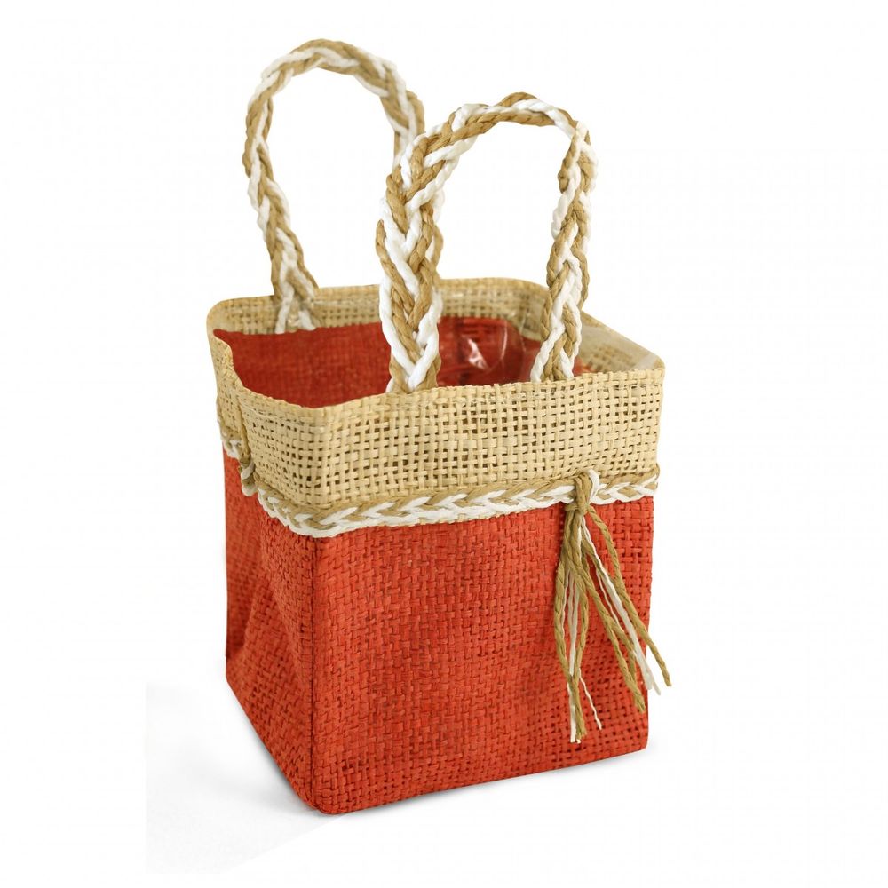 Tasche Mooréa rot 11x11x12.5cm Eco
