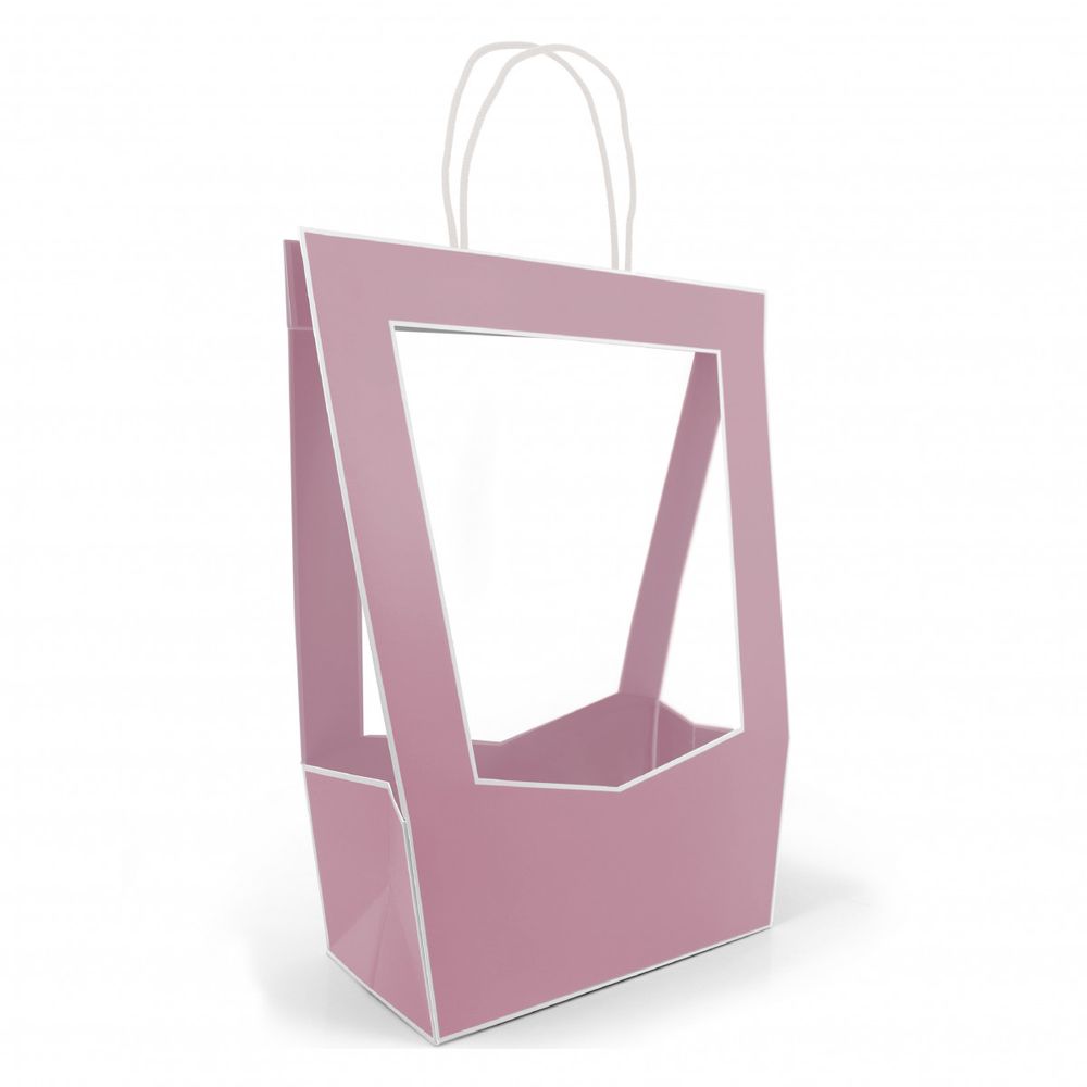 Tasche Médaillon rosa 30x16x50cm