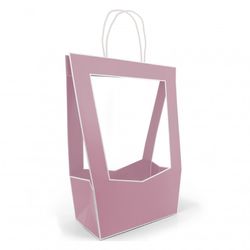 Tasche Médaillon rosa 30x16x50cm