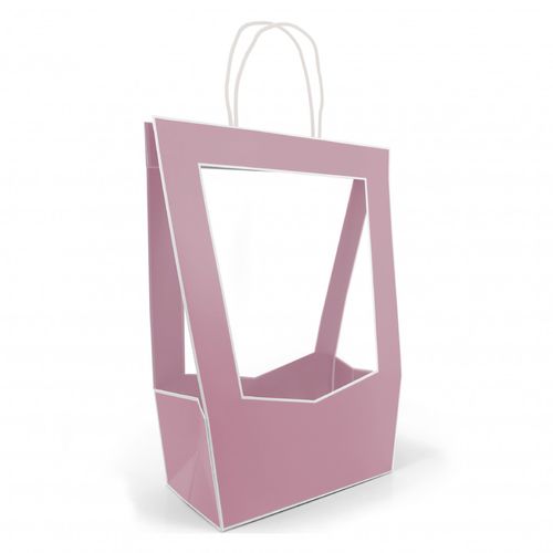 Tasche Médaillon rosa 30x16x50cm