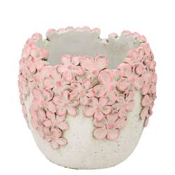 Beton Übertopf Dante Bloom rosa 15x15x13cm