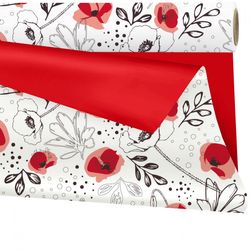 Folie Rolle 80cm Lilou Duo Matt rot 25m