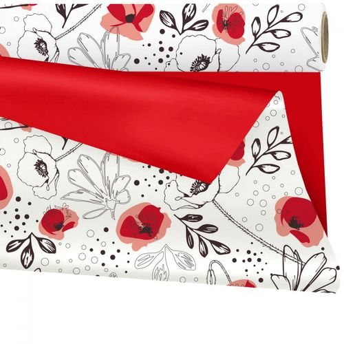 Folie Rolle 80cm Lilou Duo Matt rot 25m