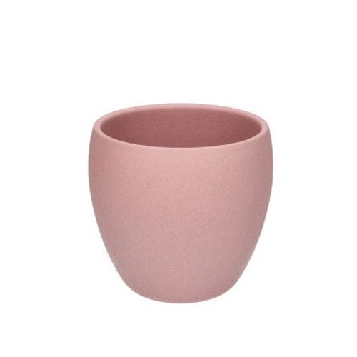 Keramik Bowl Übertopf hell rosa D13cm H13cm