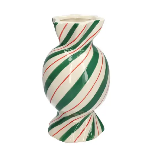 Keramik Vase Candy grün D07.5/11.5cm H20cm