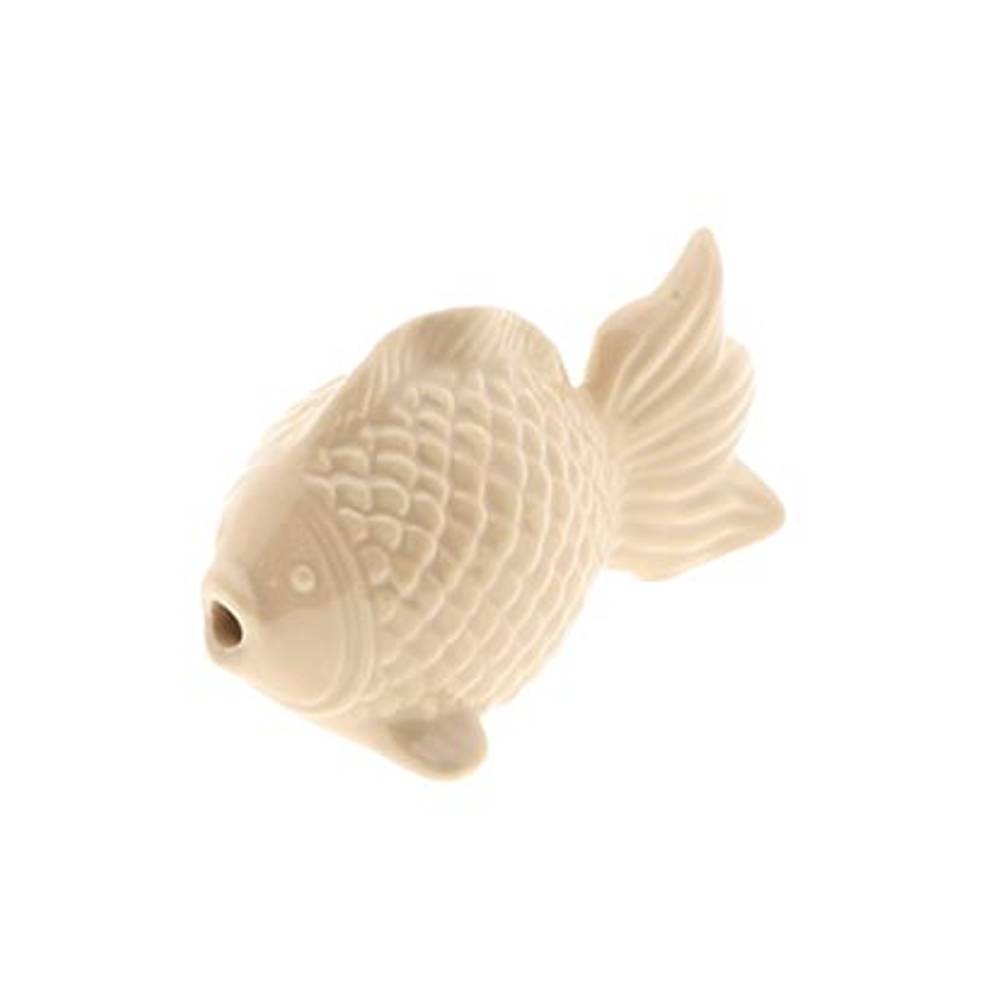 Fish auf Keramik hell braun 11x05x06cm