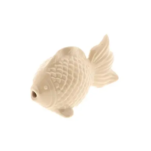 Fish auf Keramik hell braun 11x05x06cm