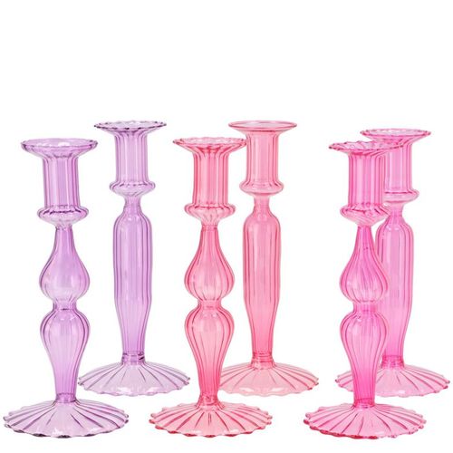 Kerzenständer Pretty rosa mix D09cm H20cm