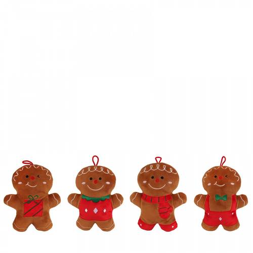 Hänger Pfefferkuchenmann Plusch mix 20cm