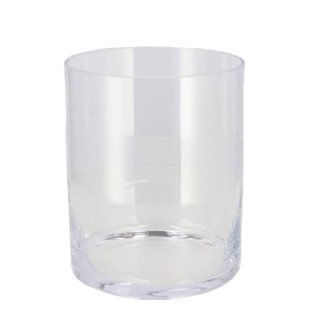 Glas Zylinder Kaltschnitt D15cm H20cm