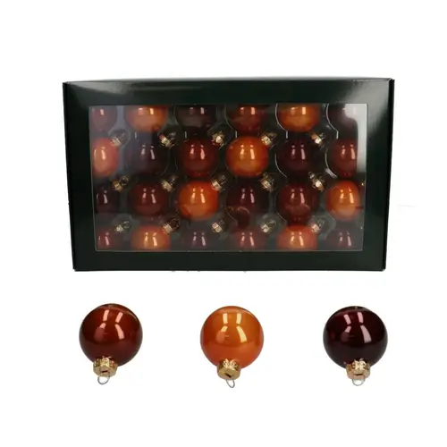 Kugel  braun mix Pearl D04cm x48