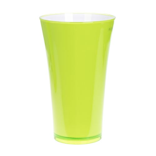 Kunststoff Vase Fizzy hell grün D16cm H27cm