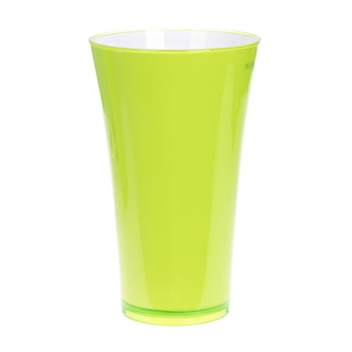 Kunststoff Vase Fizzy hell grün D16cm H27cm