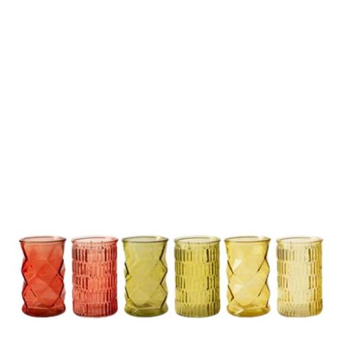 Glas Vase Zylinder Alix mix D09.5cm H15cm